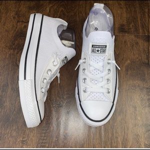 New Converse CTAS Shoreline White Sneakers SlipOn